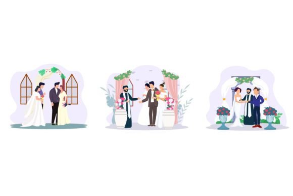 Exploring Kind of Wedding Event Flat Design: A Modern Visual Guide