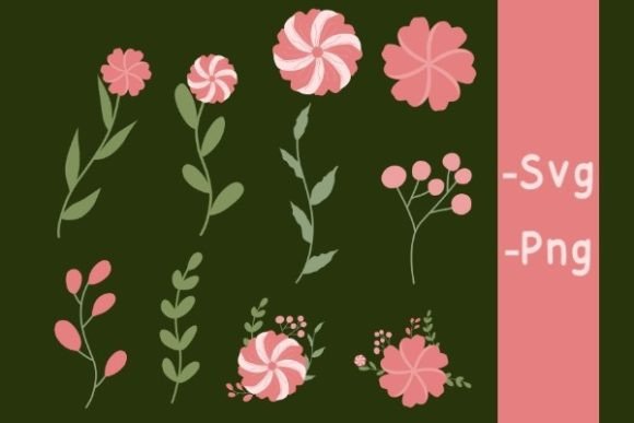 Set of Floral Wedding: Designing with Elegant Nature