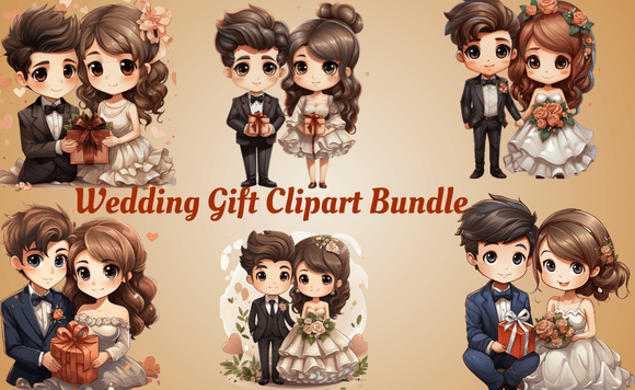 Wedding Gift Clipart Bundle: Your Complete Design Asset Guide