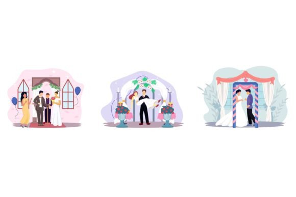 Wedding Perfect Moment Flat Design: A Guide for Modern Creators