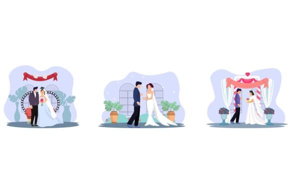 Wedding Photo Bride Moment Flat: Your New Favorite Design Asset